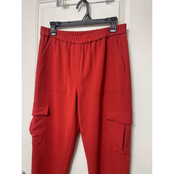 NWOT THEORY Northsound Admiral Pants in Rustic Red Size 6 - Picture 6 of 13